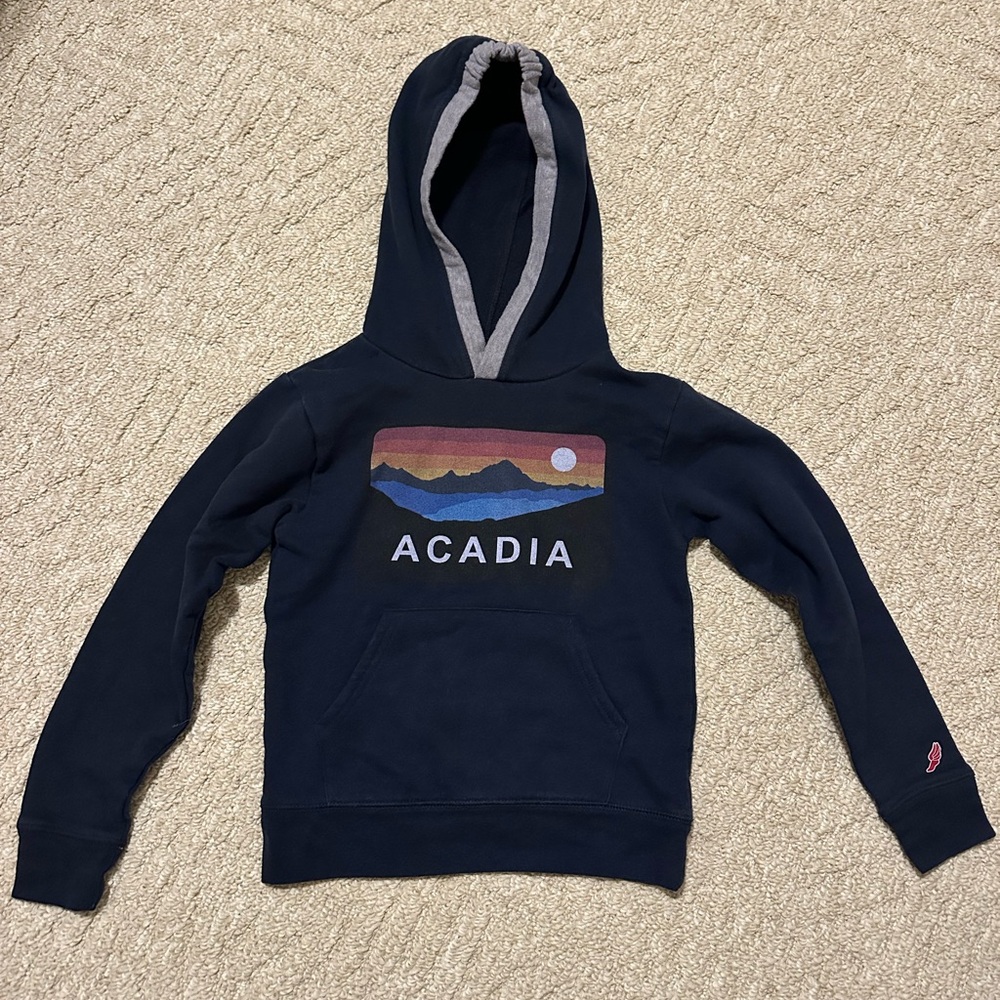 Acadia Kids Navy Scenic Hoodie